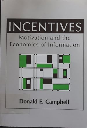 Imagen del vendedor de Incentives. motivation and the economics of information. a la venta por Antiquariat Bookfarm