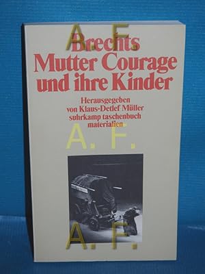 Bild des Verkufers fr Brechts "Mutter Courage und ihre Kinder" hrsg. von Klaus-Detlef Mller / Suhrkamp Taschenbuch , 2016 : Materialien zum Verkauf von Antiquarische Fundgrube e.U.