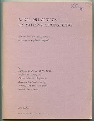 Imagen del vendedor de Basic Principles of Patient Counseling a la venta por Between the Covers-Rare Books, Inc. ABAA