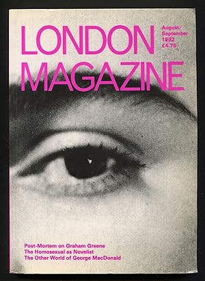 Bild des Verkufers fr The London Magazine: New Series, August / September 1992, Volume 32, Numbers 5 & 6 zum Verkauf von Between the Covers-Rare Books, Inc. ABAA
