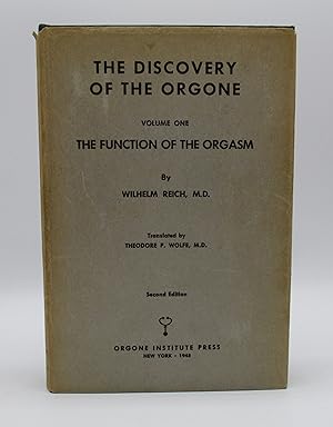 Immagine del venditore per The Discovery of the Orgone. Volume One. The Function of the Orgasm. Sex-Economic Problems of Biological Energy venduto da Open Boat Booksellers