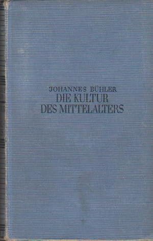 Bild des Verkufers fr Die Kultur des Mittelalters. Krners Taschenausgabe ; Bd. 79 zum Verkauf von Schrmann und Kiewning GbR