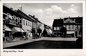 Ansichtskarte / Postkarte Mamonowo Heiligenbeil Ostpreußen, Markt