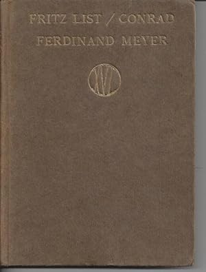 Conrad Ferdinand Meyer : Monographische Skizze