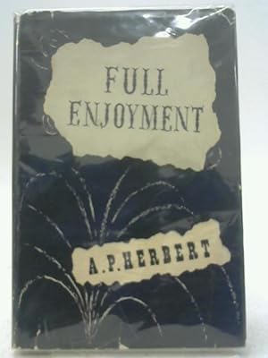 Bild des Verkufers fr Full Enjoyment' And Other Verses zum Verkauf von World of Rare Books