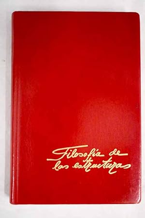 Seller image for Filosofia de las estructuras for sale by Alcan Libros