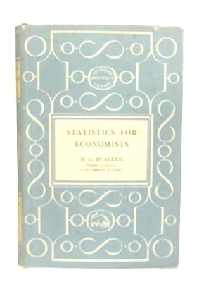 Image du vendeur pour Statistics for Economists mis en vente par World of Rare Books