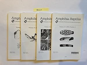 AMPHIBIA - REPTILIA, Publication of the Societas Europaea Herpetologica, S.E.H., 2004, Vol. 25, N...