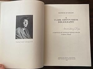 Seller image for Emperor of Dreams: A Clark Ashton Smith Bibliography for sale by biblioboy