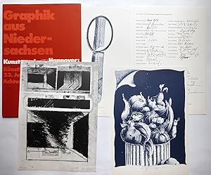 Graphik aus Niedersachsen. Kunstverein Hannover: Künstlertreffen 23. Juni 1975. Achtundzwanzig Of...