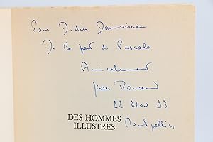 Seller image for Des hommes illustres for sale by Librairie Le Feu Follet