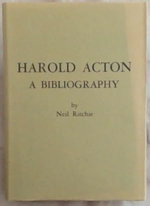 Imagen del vendedor de Harold Action: A Bibliography a la venta por Chapter 1