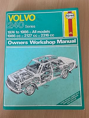 Bild des Verkufers fr Owners Workshpop Manual for Volvo 240 series 1974 to 1986 zum Verkauf von Orb's Community Bookshop