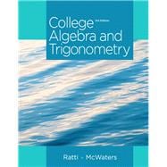 Bild des Verkufers fr College Algebra and Trigonometry zum Verkauf von eCampus