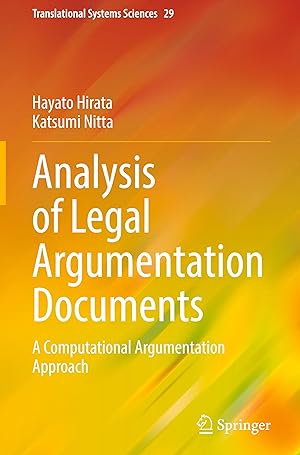 Seller image for Analysis of Legal Argumentation Documents for sale by moluna