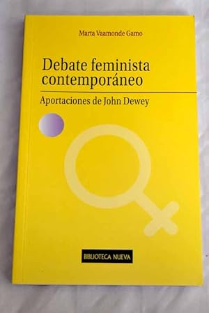Bild des Verkufers fr Debate feminista contemporneo zum Verkauf von Alcan Libros