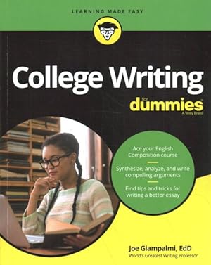 Seller image for College Writing for Dummies for sale by GreatBookPrices