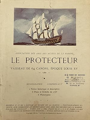 Le Protecteur. Vaisseau de 64 canons, époque Louis XV.