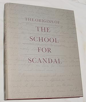 Seller image for The Origins of the School For Scandal for sale by R Bryan Old Books