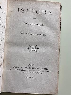 Image du vendeur pour Isidora (1865 French Edition) mis en vente par M.S.  Books
