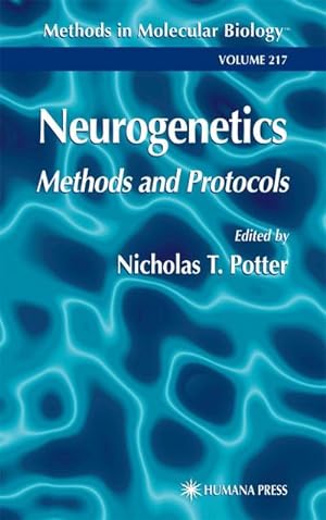 Bild des Verkufers fr Neurogenetics : Methods and Protocols zum Verkauf von AHA-BUCH GmbH