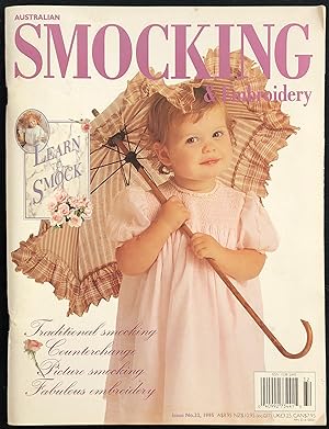Bild des Verkufers fr Australian smocking and embroidery. Issue No. 32, 1995. zum Verkauf von Lost and Found Books