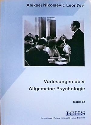 Seller image for Vorlesungen ber Allgemeine Psychologie (Schriftenreihe International Cultural-historical Human Sciences) for sale by Berliner Bchertisch eG