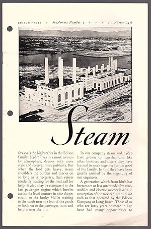 STEAM (EDISON FACTS, SUPPLEMENT NO. 3, AUGUST 1936)