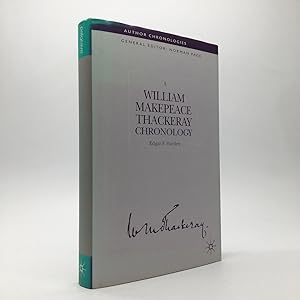Seller image for A WILLIAM MAKEPEACE THACKERAY CHRONOLOGY for sale by Any Amount of Books