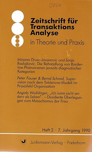 Seller image for Zeitschrift fr Transaktions Analyse in Theorie und Praxis. Heft 2, 7. Jahrgang 1990. for sale by Fundus-Online GbR Borkert Schwarz Zerfa