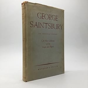Bild des Verkufers fr GEORGE SAINTSBURY: THE MEMORIAL VOLUME, A NEW COLLECTION OF HIS ESSAYS AND PAPERS zum Verkauf von Any Amount of Books