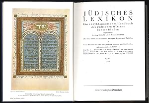 Bild des Verkufers fr Jdisches Lexikon. Ein enzyklopdisches Handbuch des jdischen Wissens in vier Bnden. Hrsg. unter Mitarbeit von ber 230 jdischen Gelehrten und Schriftstellern. zum Verkauf von Antiquariat Burgverlag