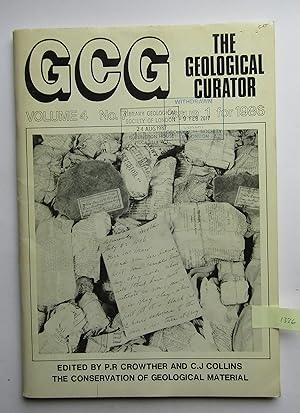 The Conservation of Geological Material: The Geological Curator 4:7
