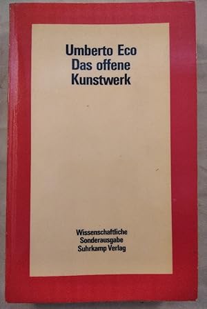 Seller image for Das offene Kunstwerk. for sale by KULTur-Antiquariat