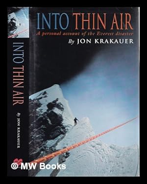 Image du vendeur pour Into thin air : a personal account of the Mount Everest disaster mis en vente par MW Books Ltd.
