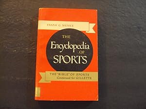 The Encyclopedia Of Sports pb Frank G Menke A.S. Barnes 1955 1st Print 1st ed