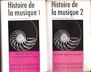 Histoire de la musique 2 volumes