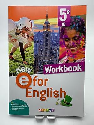 Bild des Verkufers fr NEW E For English - Anglais 5e Ed. 2022 - Workbook zum Verkauf von Lioudalivre