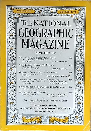 Seller image for Chessmen Come To Life In Marostica An Italian Towen Revives A Romantic Legend Of The Middle Ages In Which Suitors Played Chess For The hand Of A Lady Fair The National Geographic Magazine November 1956 Volume CX Number Five for sale by Shore Books