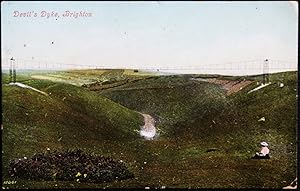 Imagen del vendedor de Brighton Sussex Devil's Dyke Vintage Postcard a la venta por Postcard Anoraks