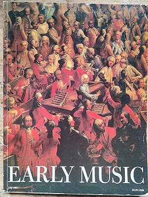 Image du vendeur pour Early Music July 1981 / Ralph Kirkpatrick "On playing the clavichord" / David Lasocki and Terence Best "A new flute sonata by Handel" / Colin Lawson "Telemann and the chalumeau" / Filadelfio Puglisi "Signor Settala's'armonia di flauti'" / Peter Downey "A renaissance correspondence concerning trumpet music" / Peter Williams "BWV565: A toccata in D minor for organ by J.S.Bach?" / Cedric Thorpe Davie "A lost Morley song rediscovered" mis en vente par Shore Books