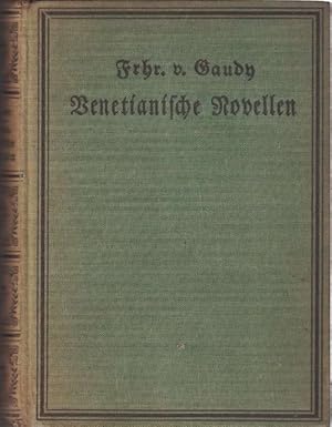 Bild des Verkufers fr Venetianische Novellen. zum Verkauf von La Librera, Iberoamerikan. Buchhandlung