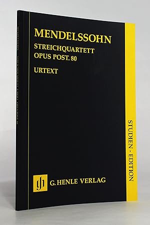 Mendelssohn: Streichquartett, f-moll, f minor, fa mineur, Opus Post. 80