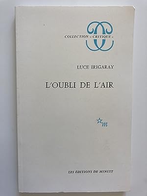 L'oubli de l'air chez Martin Heidegger