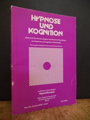 Seller image for Hypnose und Kognition, Band 20, Doppel-Heft 1 und 2, April 2003, Leitthema dieses Heftes: Hypnotherapie, for sale by Antiquariat Orban & Streu GbR