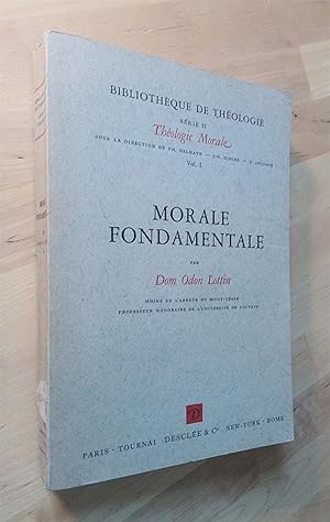 Immagine del venditore per Morale Fondamentale (Bibliothque de Thologie, Srie II, Thologie Morale, Vol. I) venduto da Llibres Bombeta