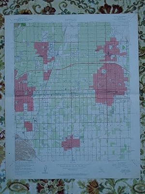 ONTARIO QUADRANGLE CALIFORNIA, 7.5 MINUTE SERIES (TOPOGRAPHIC), SW/4 CUCAMONGA 15' QUADRANGLE