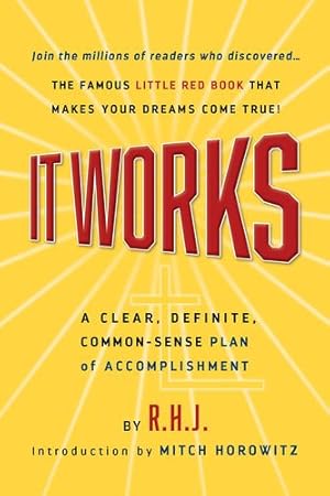 Seller image for It Works Deluixe Edition: A Clear, Definite, Common-Sense Plan of Accomplishment by Jarrett, Roy. Herbert [Paperback ] for sale by booksXpress
