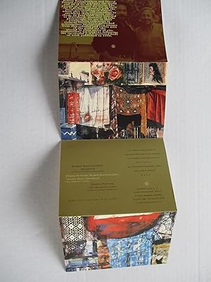 Bild des Verkufers fr Robert Rauschenberg Marrakitch prints Gemini G.E.L. at Joni Moisant Weyl 2000 Exhibition invite postcard zum Verkauf von ANARTIST