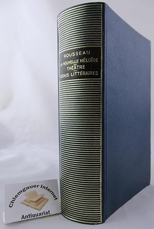 Bild des Verkufers fr Oeuvres Compltes II. La Nouvelle Hloise Thatre - Poesies Essais Littraires. dition publie sous la direction de Bernard Gagnebin et Marcel Raymond. zum Verkauf von Chiemgauer Internet Antiquariat GbR